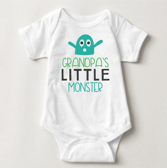 Baby Statement Onesies- Grandpa Lil Monster