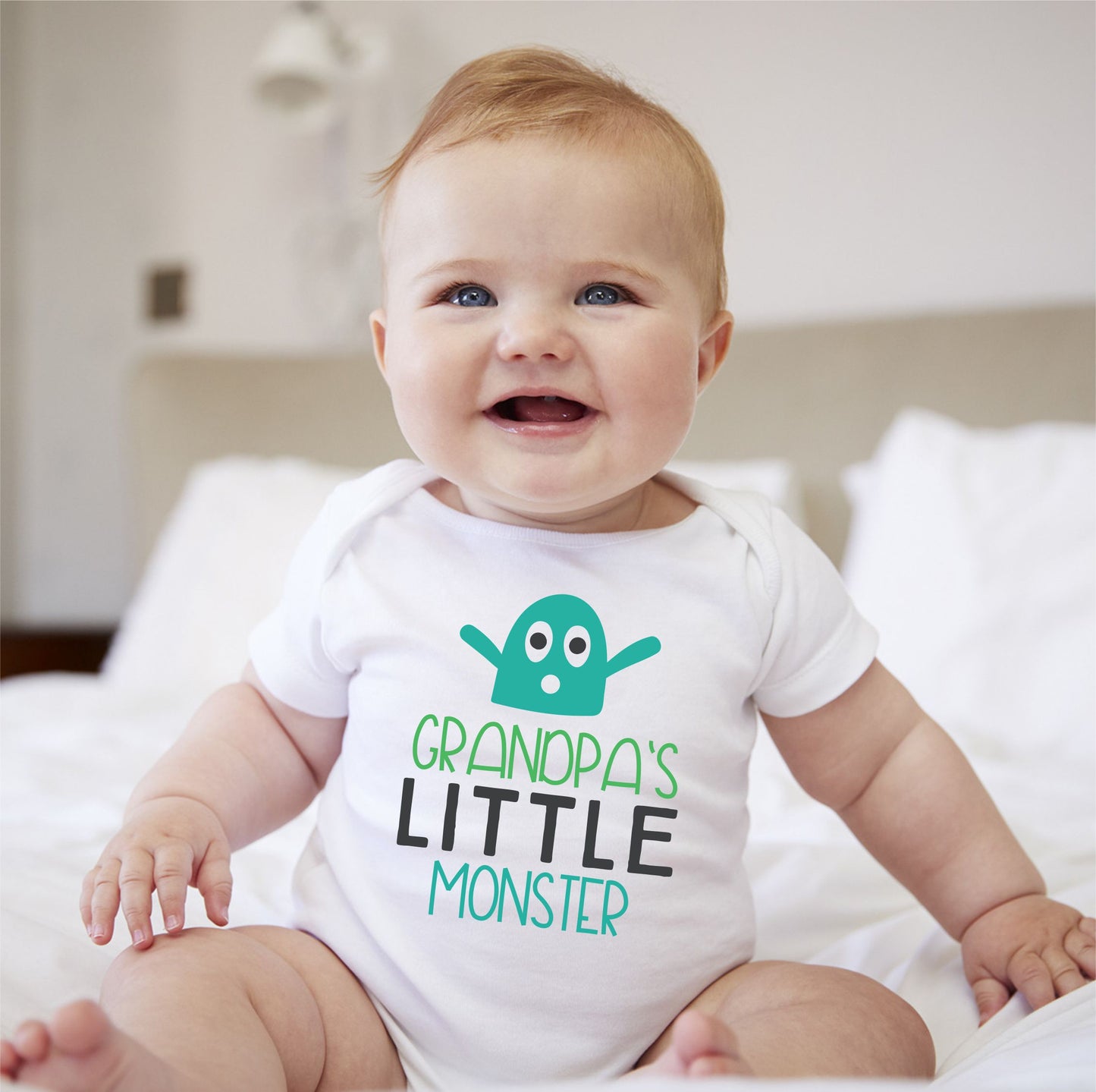 Baby Statement Onesies- Grandpa Lil Monster