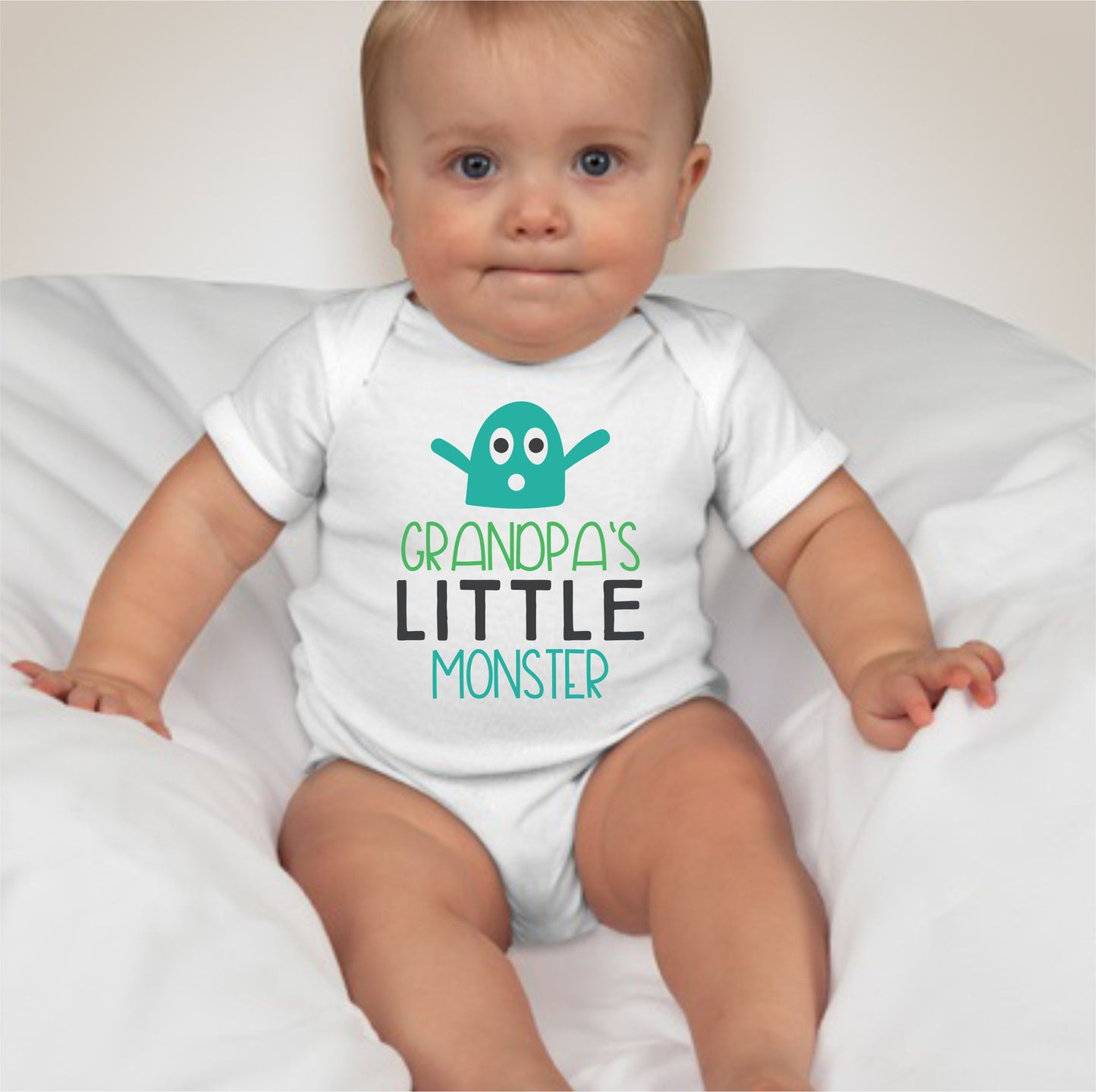 Baby Statement Onesies- Grandpa Lil Monster