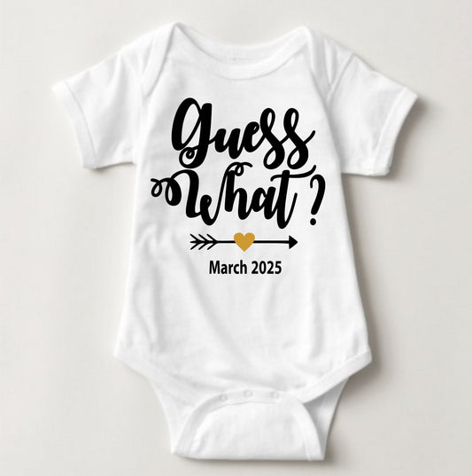 Pregnancy Announcement Baby Onesies