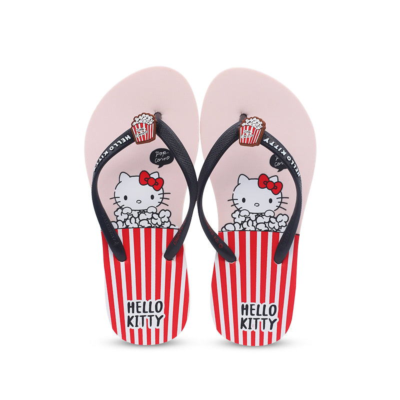 Banana Peel Girls Slippers Hello Kitty Snack - Light Pink