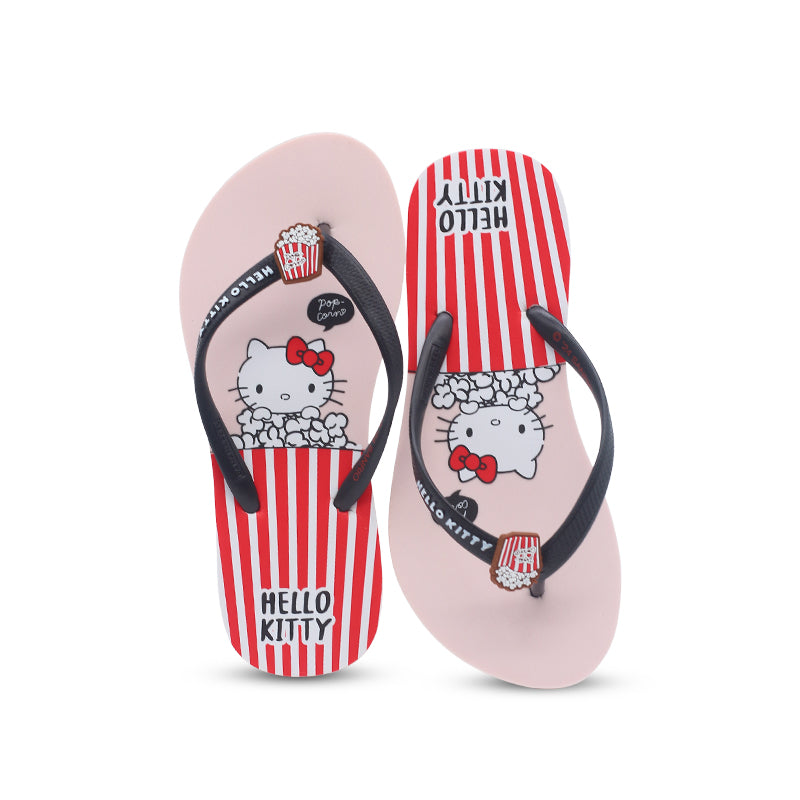 Banana Peel Girls Slippers Hello Kitty Snack - Light Pink