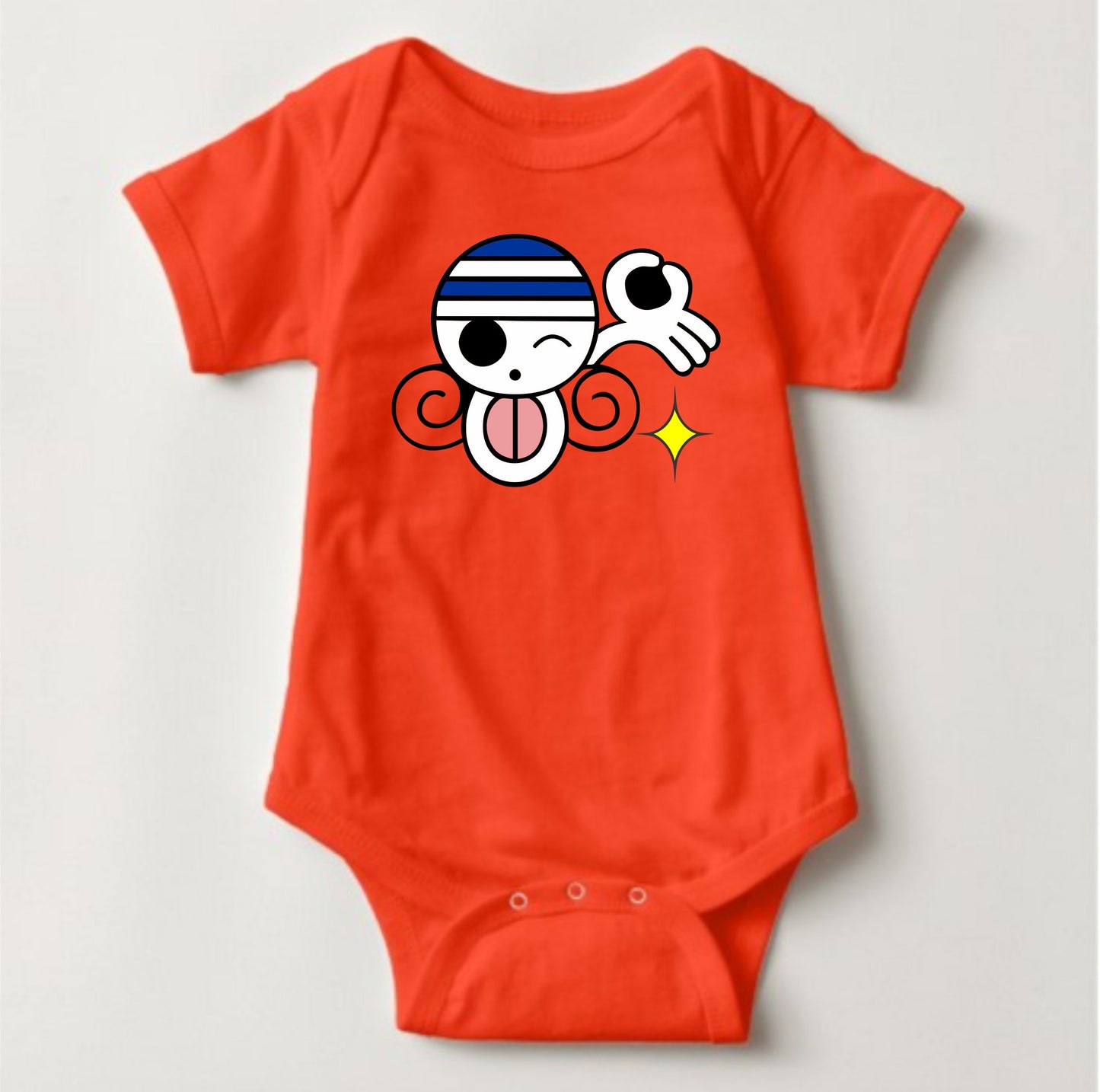 Baby Character Onesies - Jolly Roger One Piece Colored