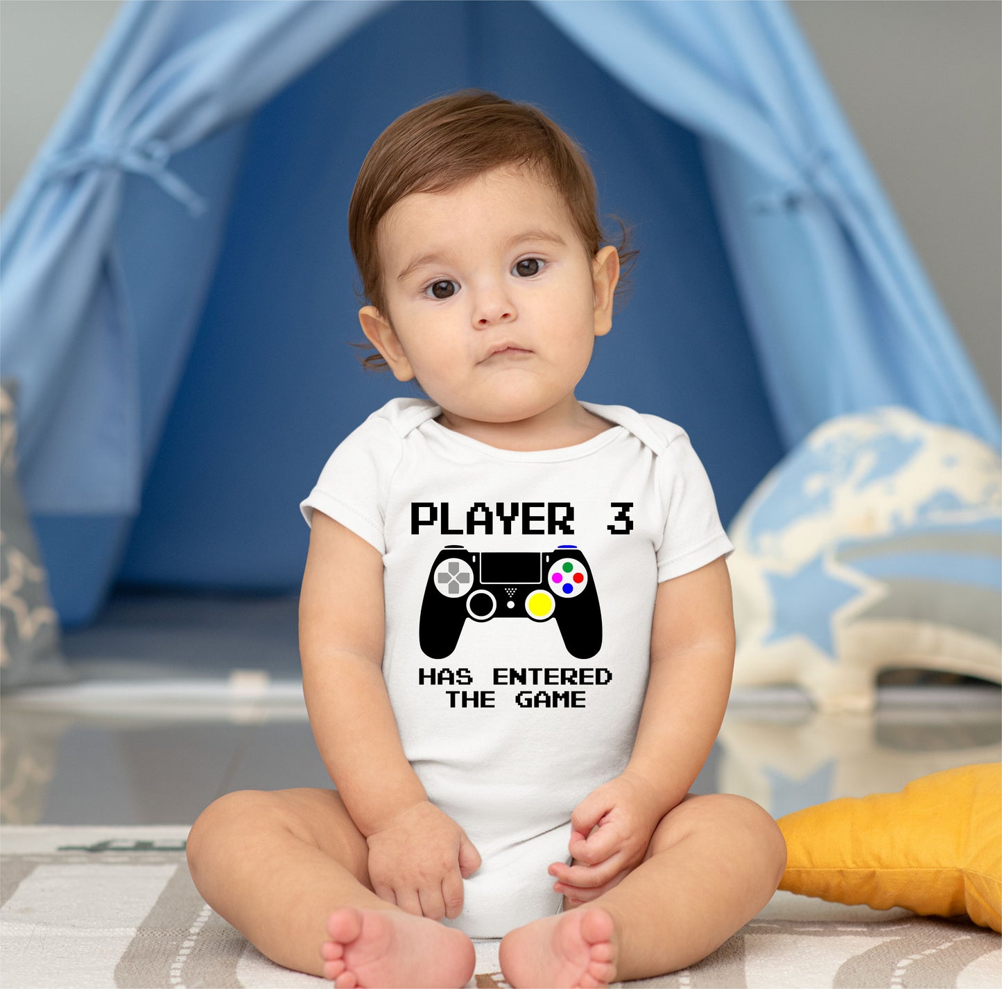 Baby Statement Onesies - Player 3 has entered the game