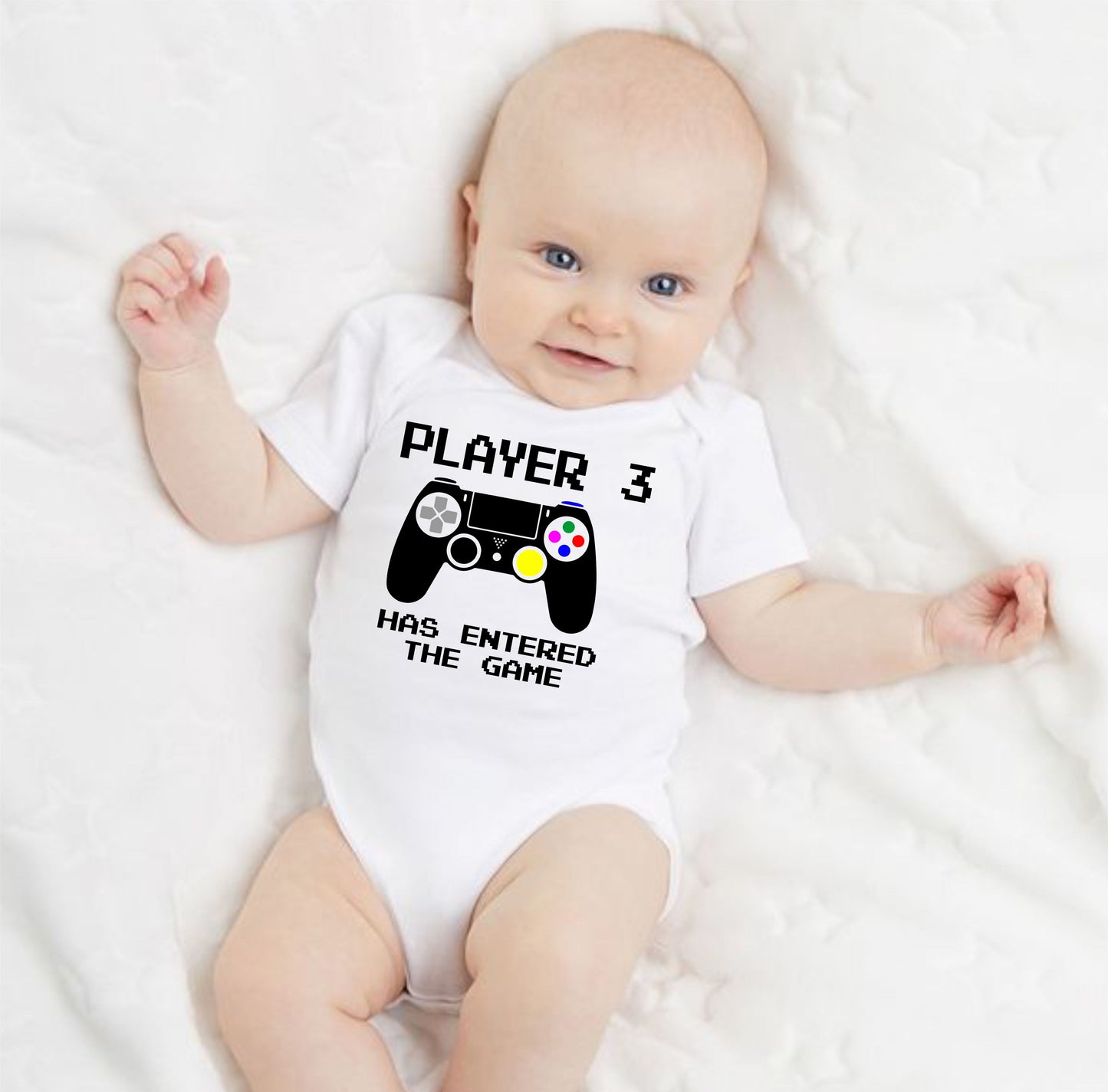 Baby Statement Onesies - Player 3 has entered the game