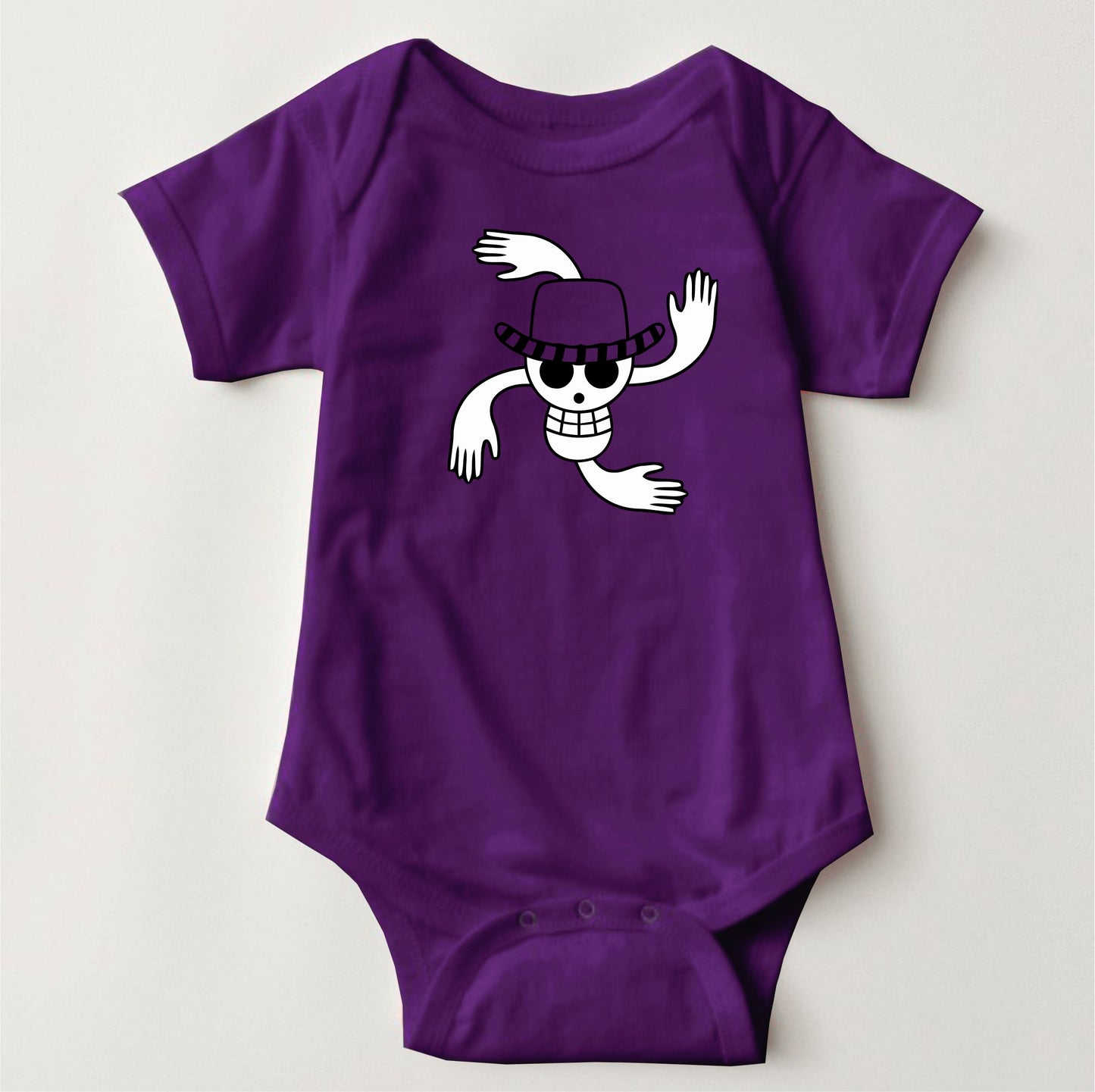 Baby Character Onesies - Jolly Roger One Piece Colored