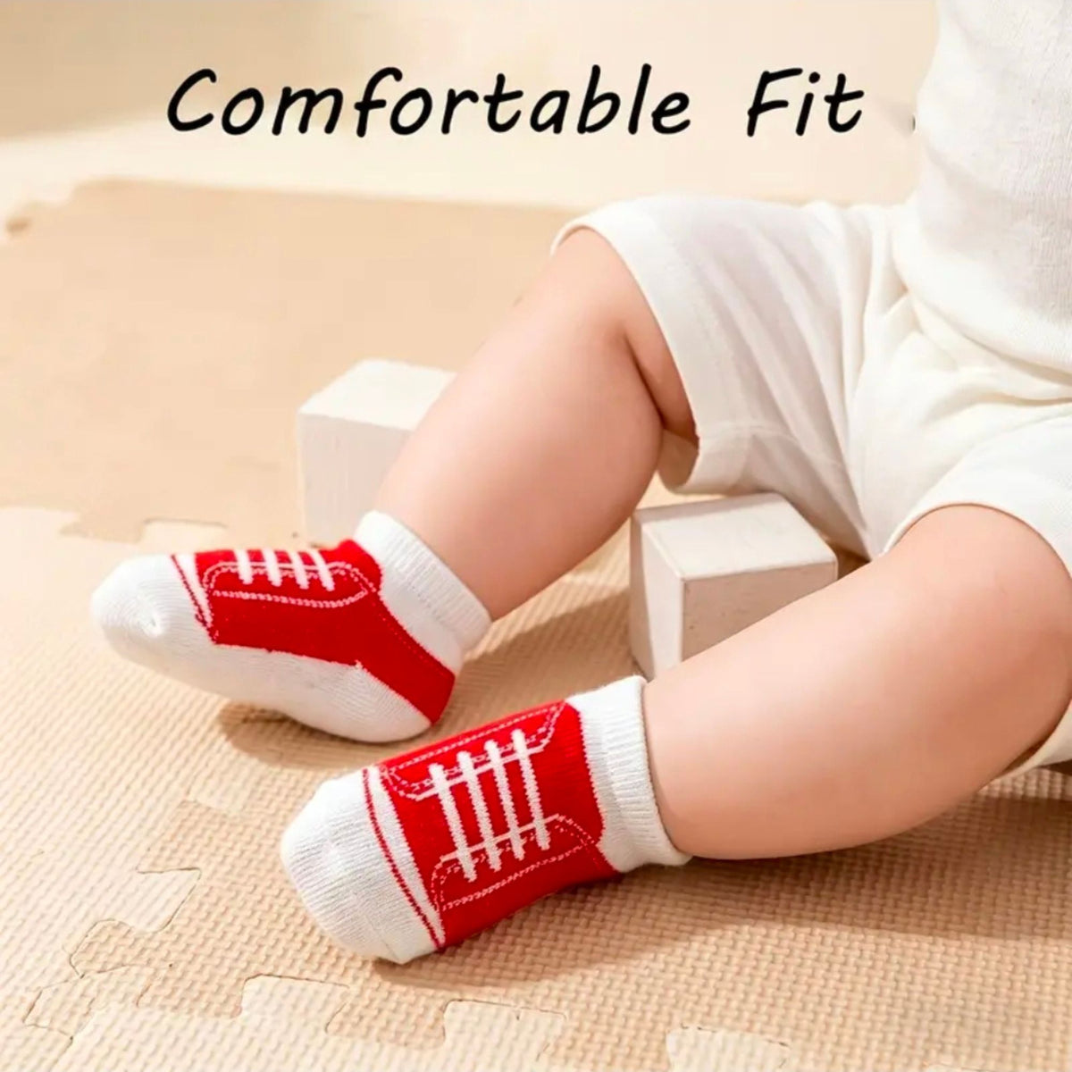 Basketball Socks for Baby and Toddler - Cotton Spandex
