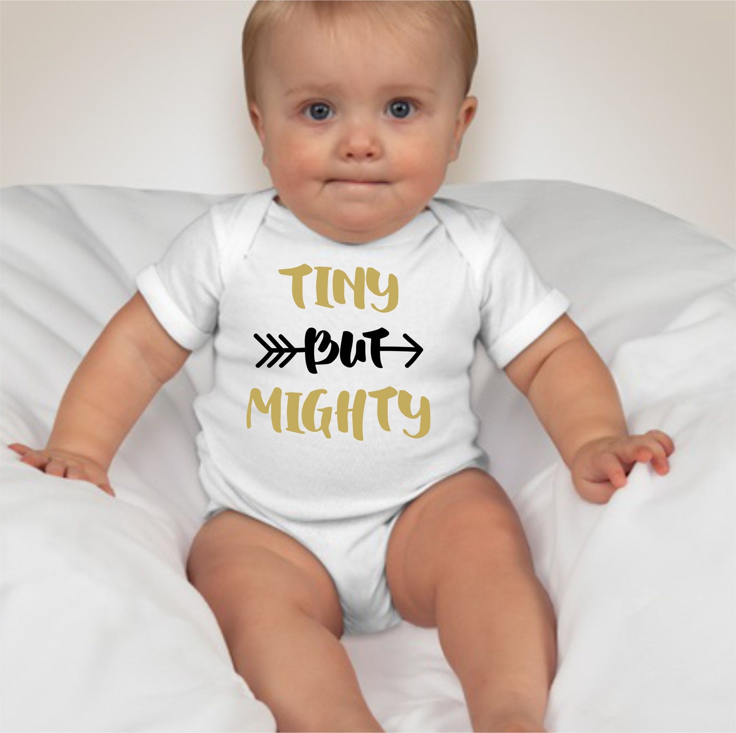 Baby Statement Onesies-Tiny But Mighty