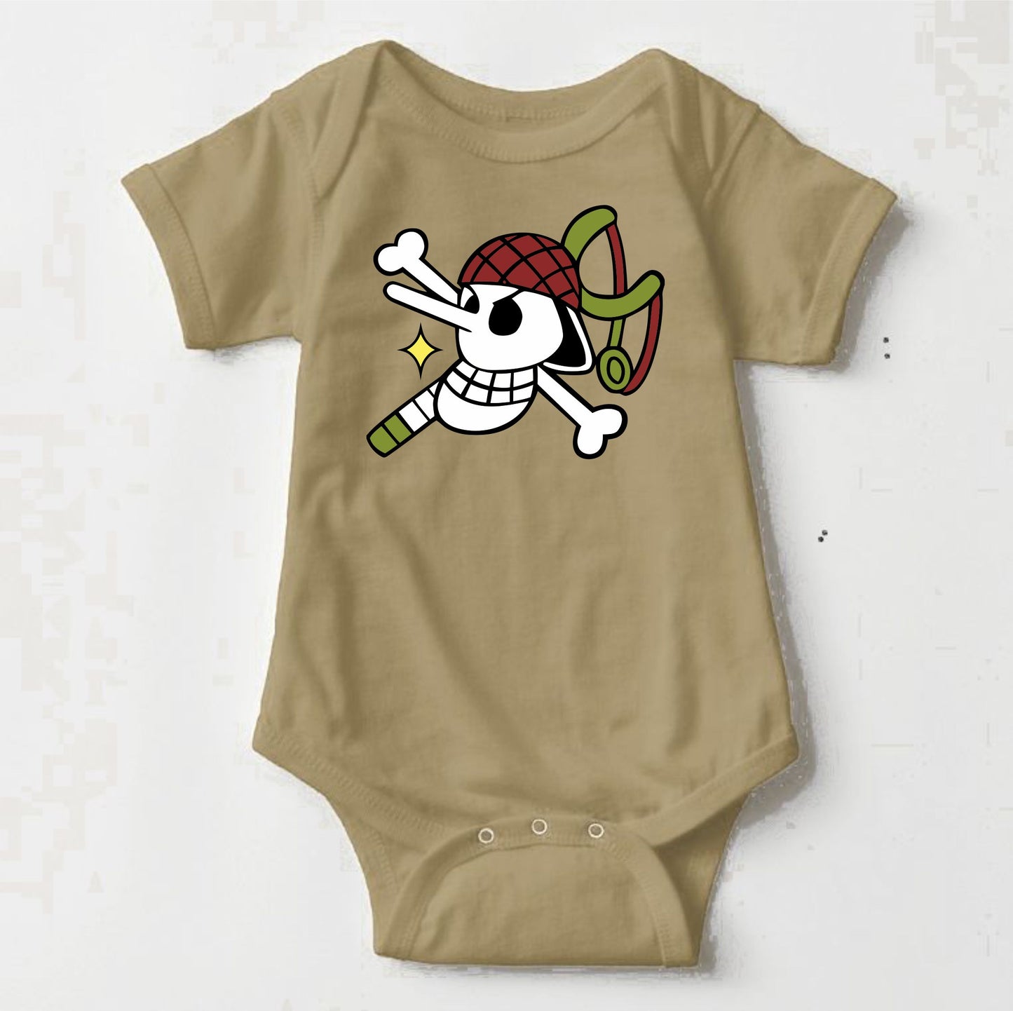 Baby Character Onesies - Jolly Roger One Piece Colored