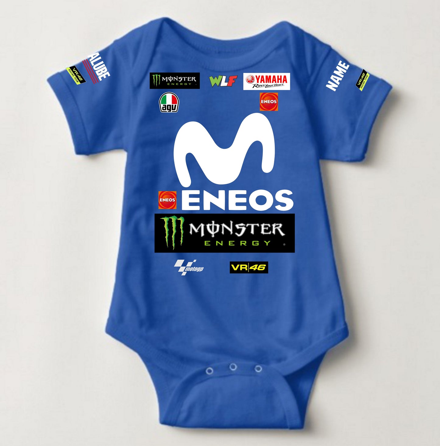 Baby Career Onesies - Motocross Monster Energy ENEOS