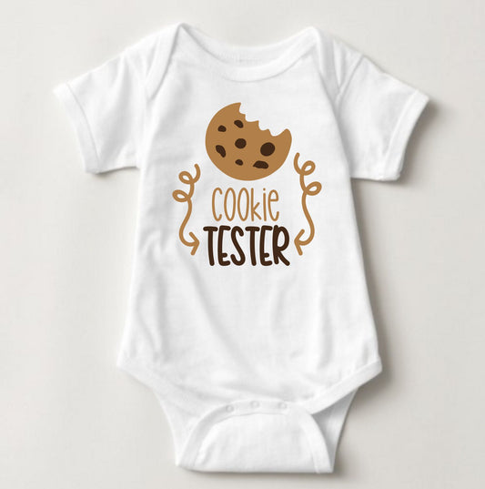 Baby Statement Onesies- Cookie Tester