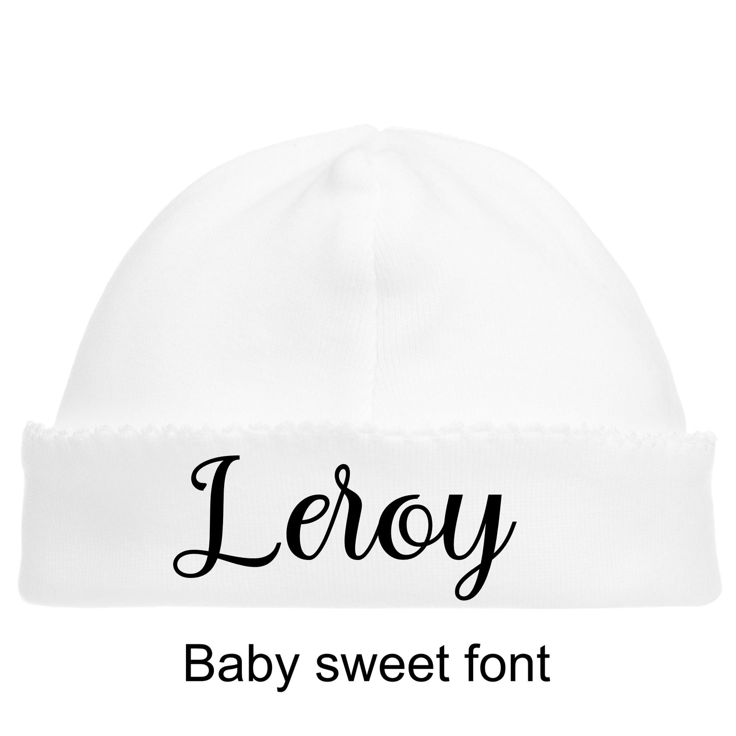 Customized Bonnet with Baby Name