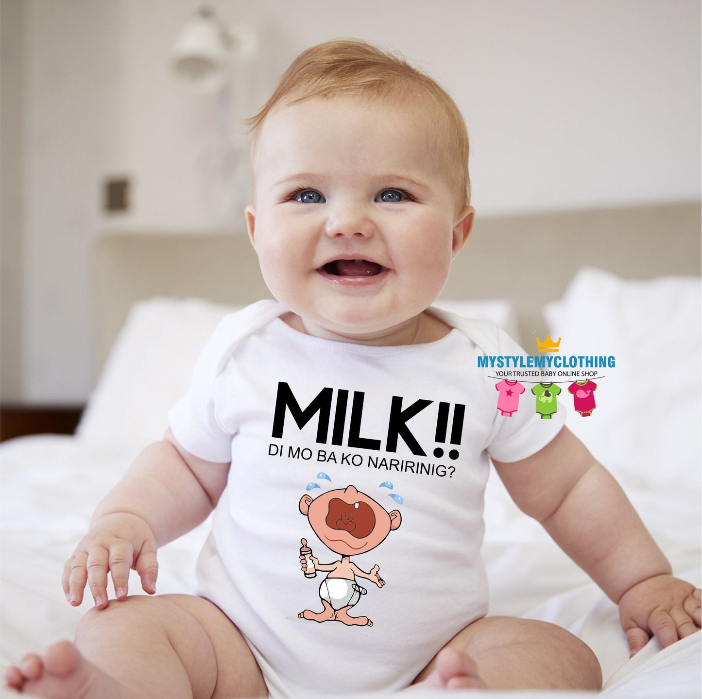 Baby Statement Onesies- MILK!