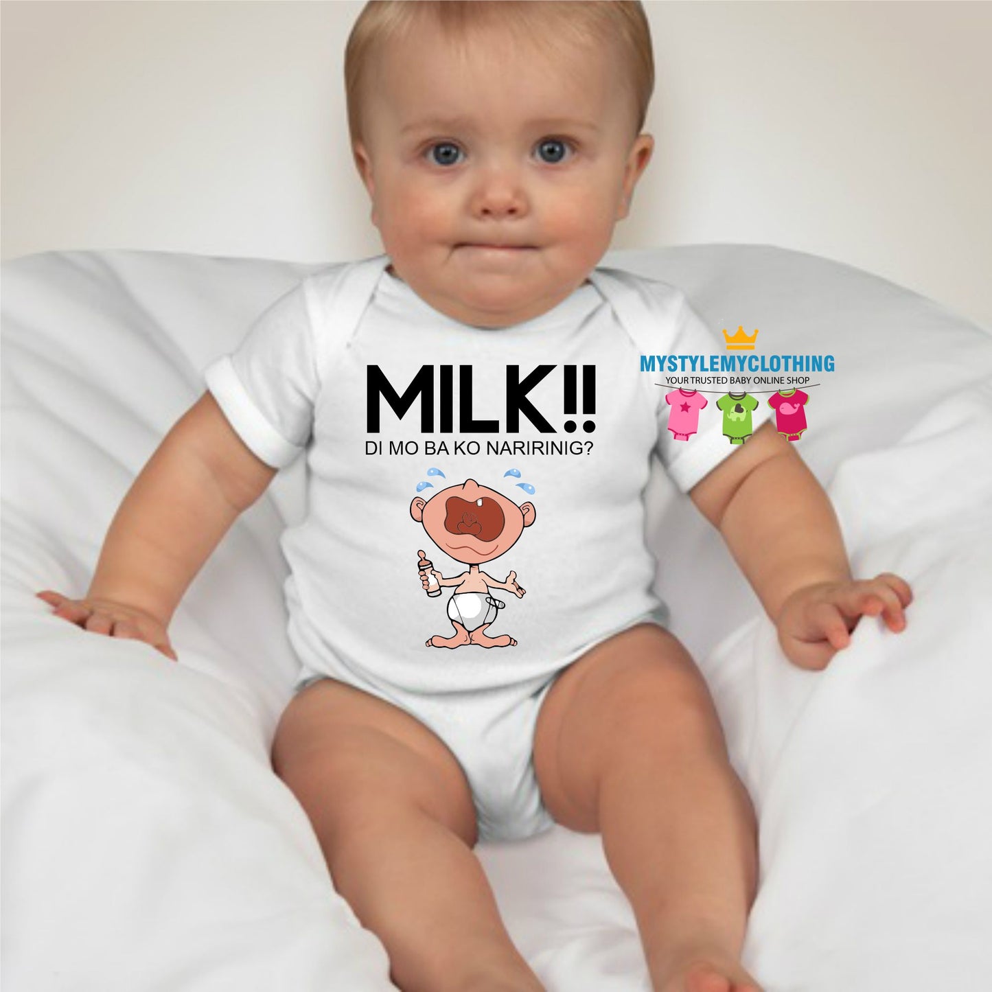 Baby Statement Onesies- MILK!