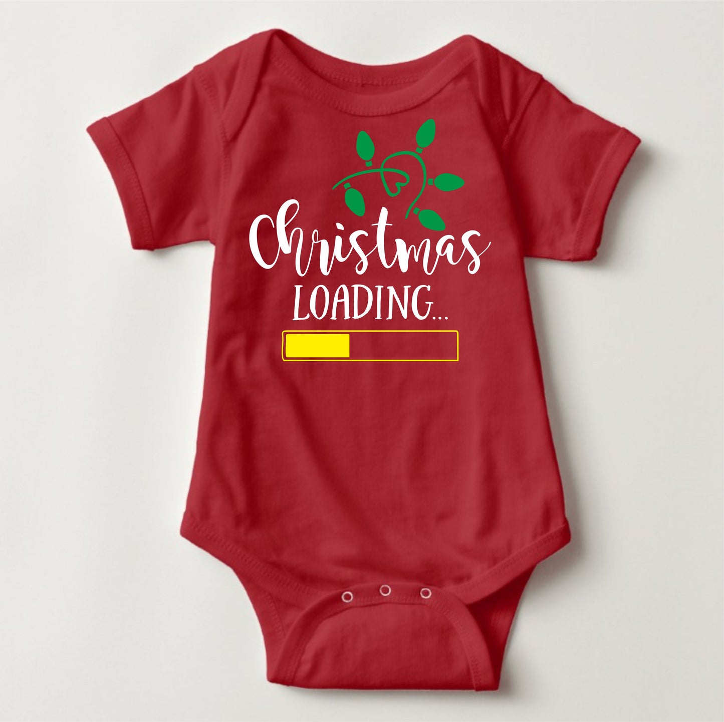 Baby Christmas Holiday Onesies - Christmas Loading - MYSTYLEMYCLOTHING