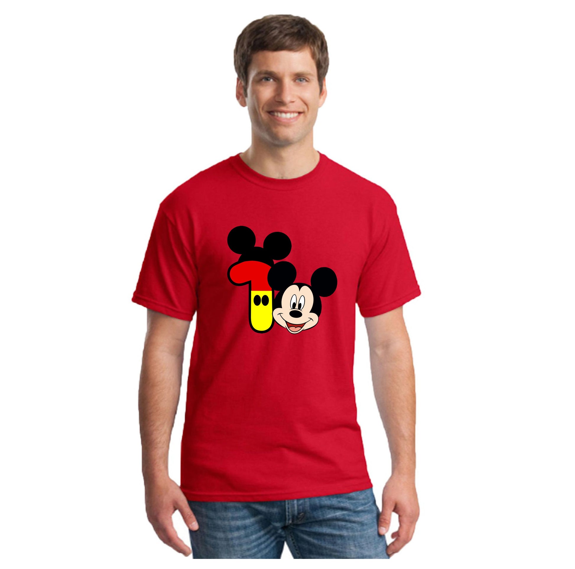 Custom Birthday Family Set Shirt - Mickey Mouse - MYSTYLEMYCLOTHING