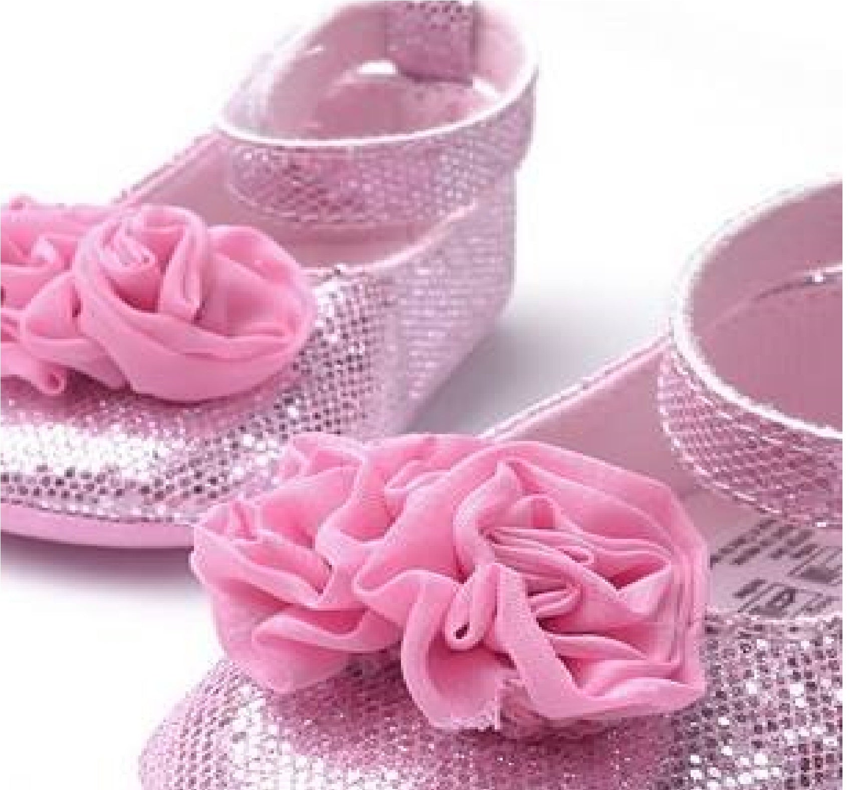 Baby Soft Soles Shoes Rosette Ballet Flats - MYSTYLEMYCLOTHING