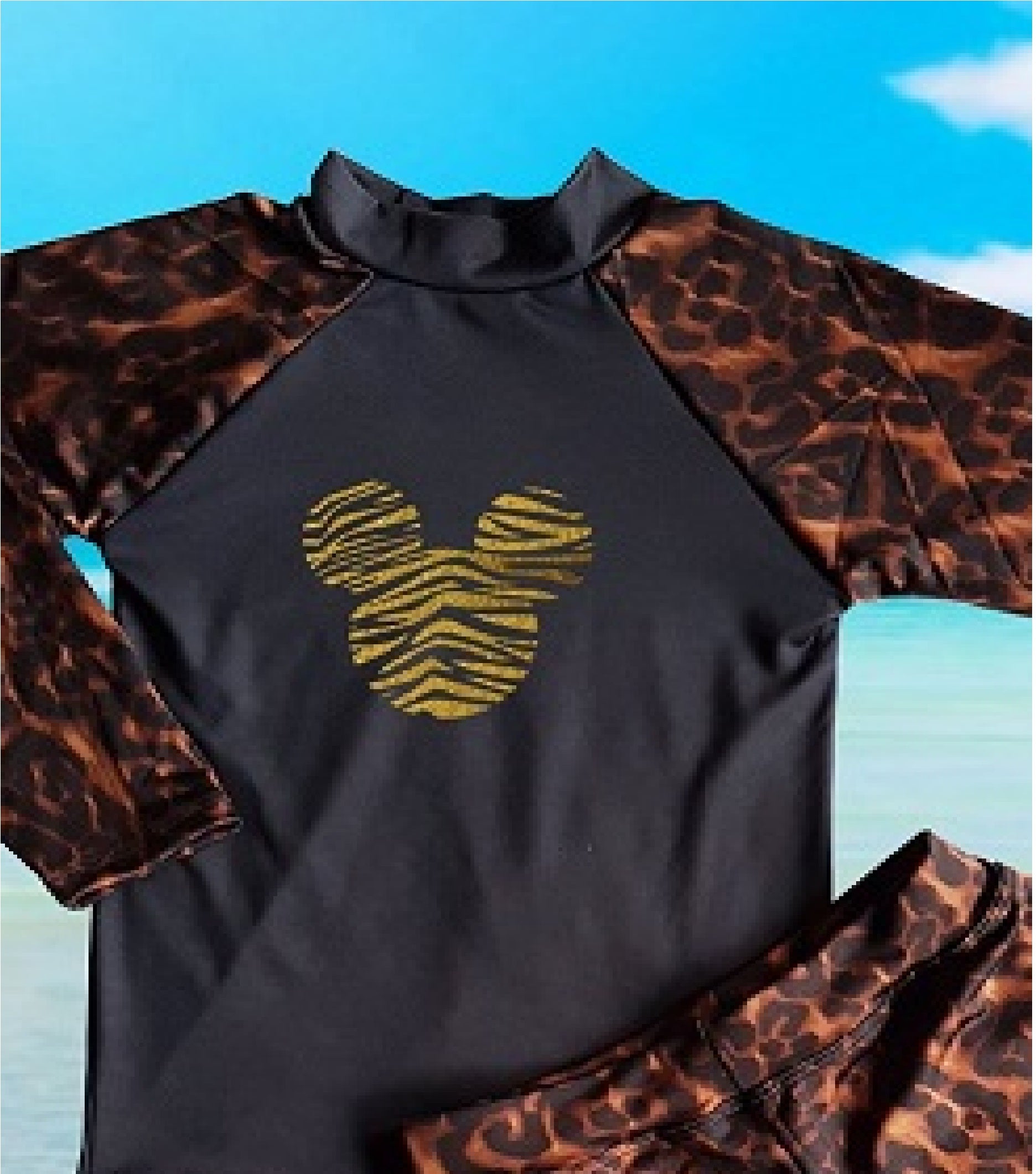 Kids Boys and Girls Rash Guard Rashie Swimwear - MINNIE - MYSTYLEMYCLOTHING