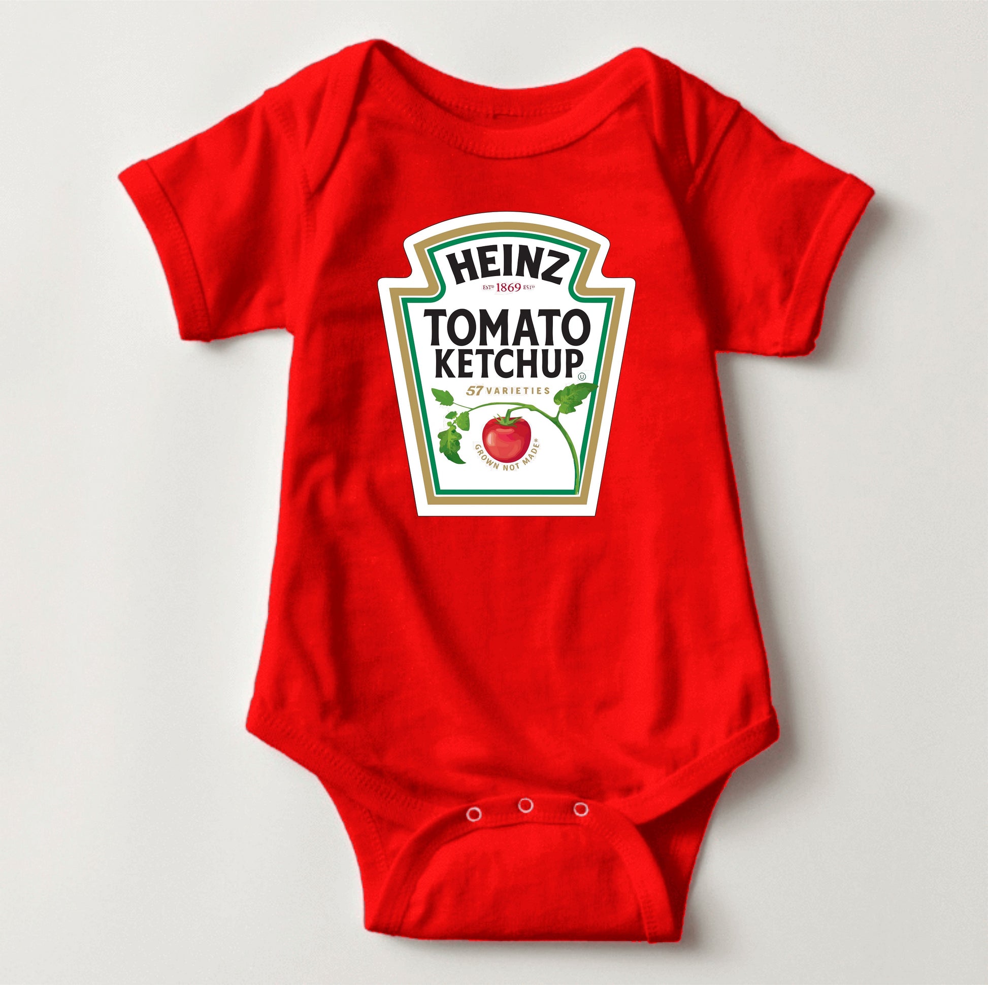 Baby Onesies Logo - Heinz Tomato Ketchup - MYSTYLEMYCLOTHING