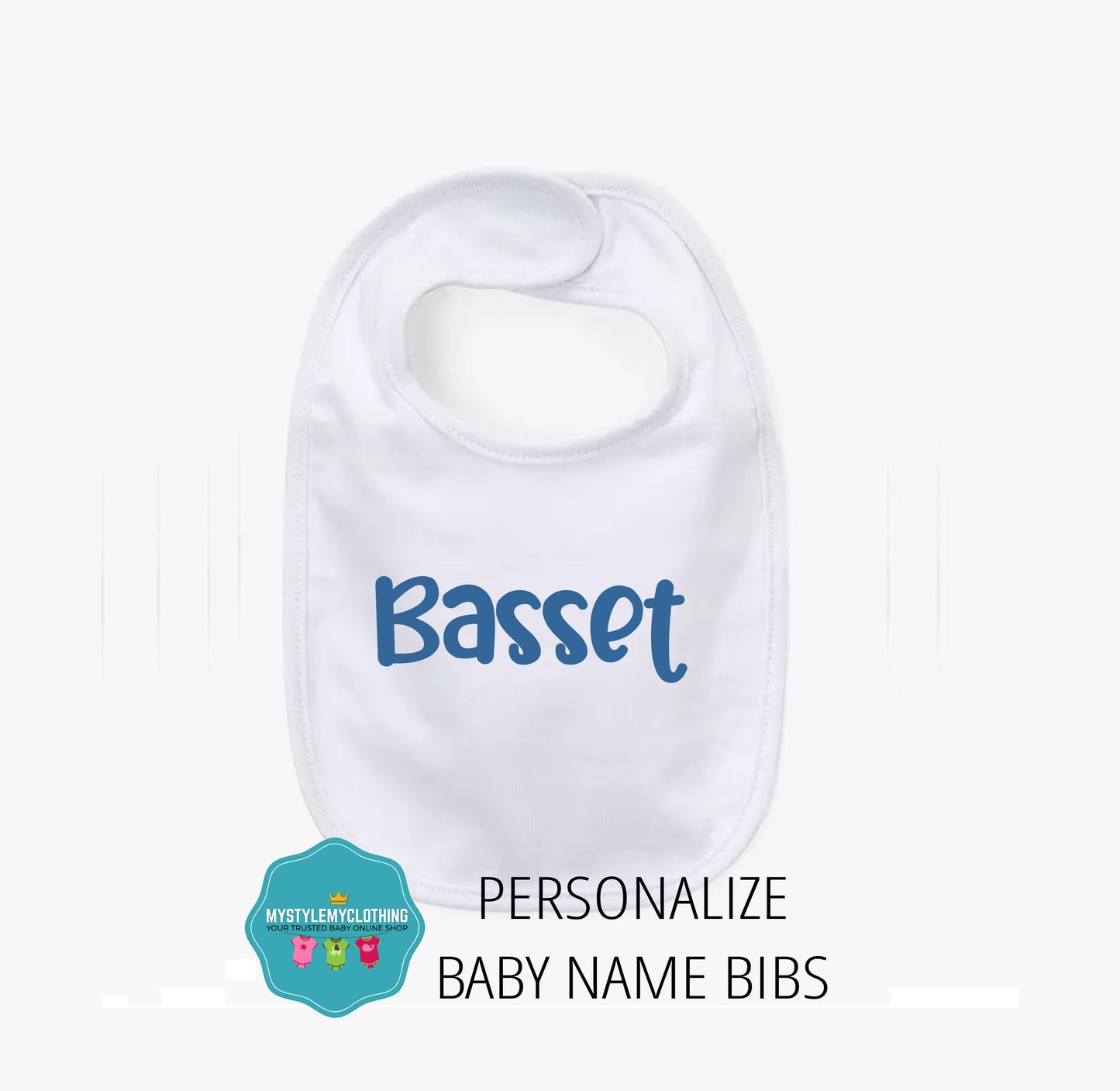 Create Your Own Baby Name Bibs - MYSTYLEMYCLOTHING