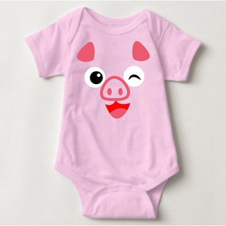 Baby Character Onesies - Pinky Pig