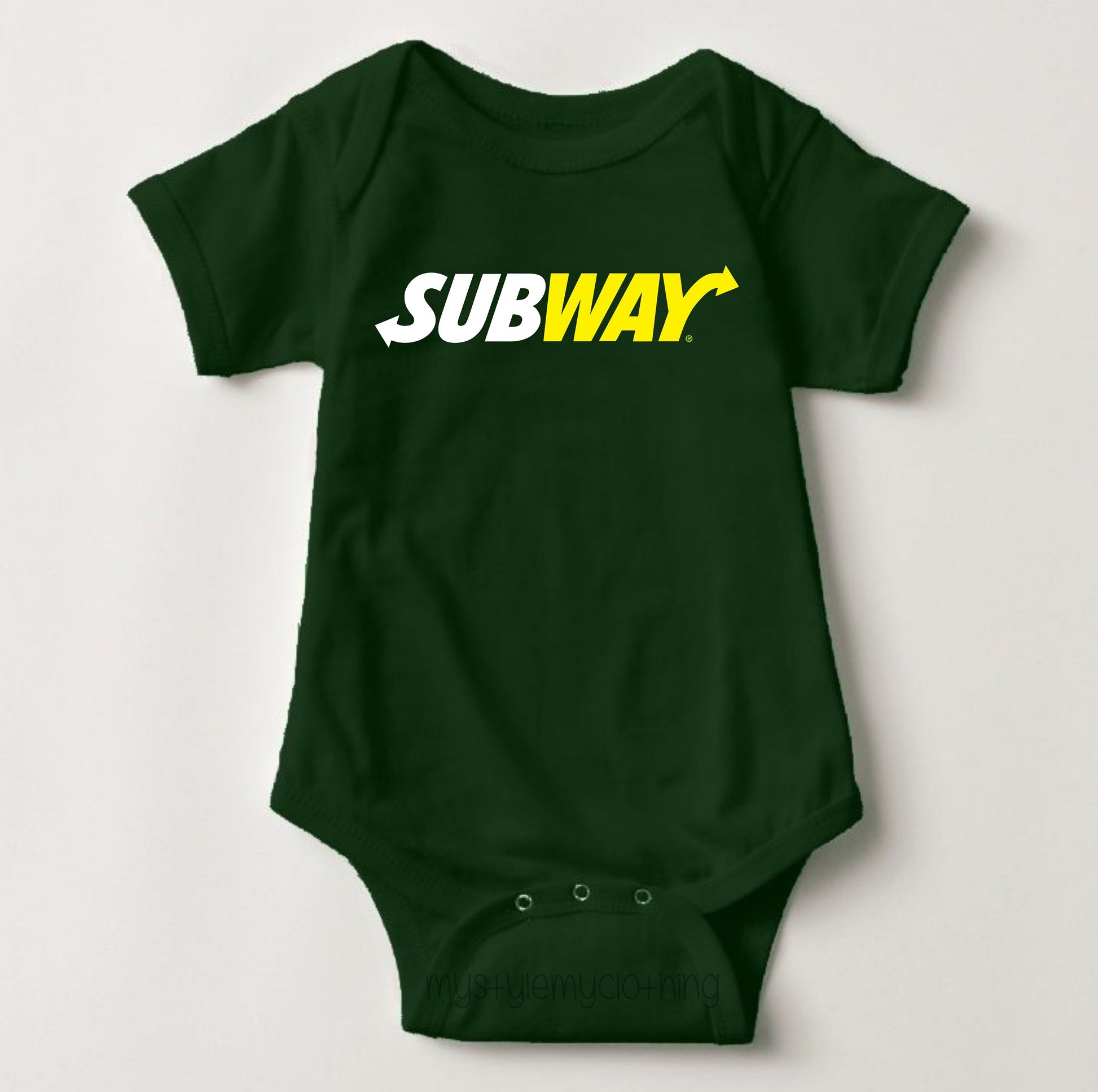 Baby Onesies Logo - Subway - MYSTYLEMYCLOTHING