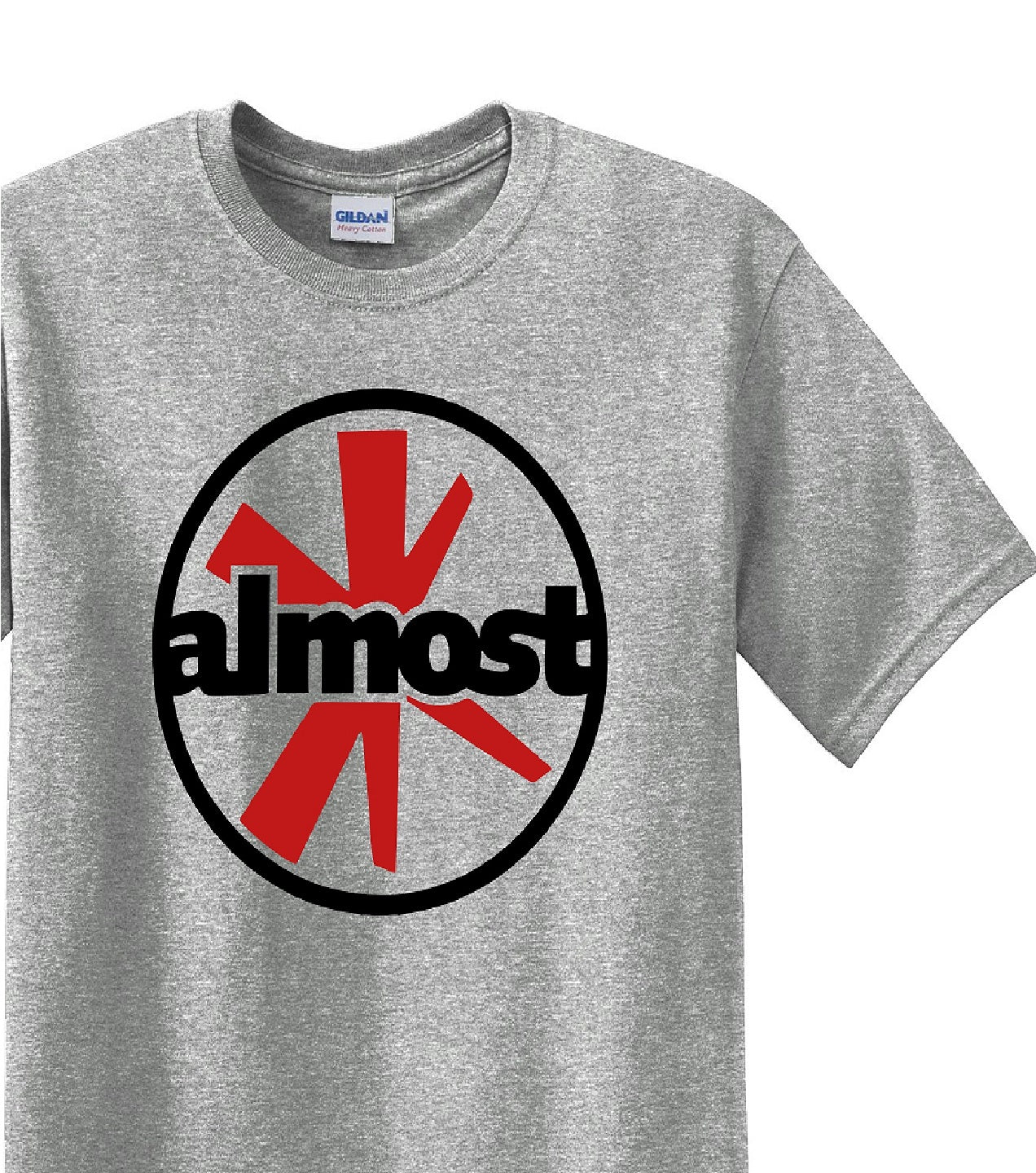 Skate Men's Shirt - Almost (Gray) - MYSTYLEMYCLOTHING