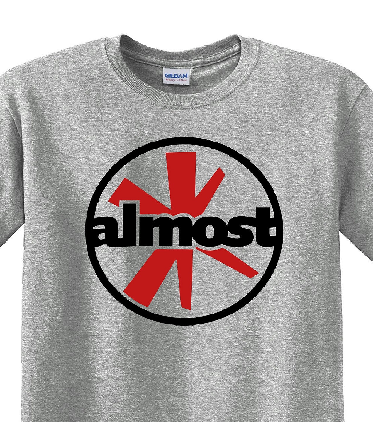 Skate Men's Shirt - Almost (Gray) - MYSTYLEMYCLOTHING