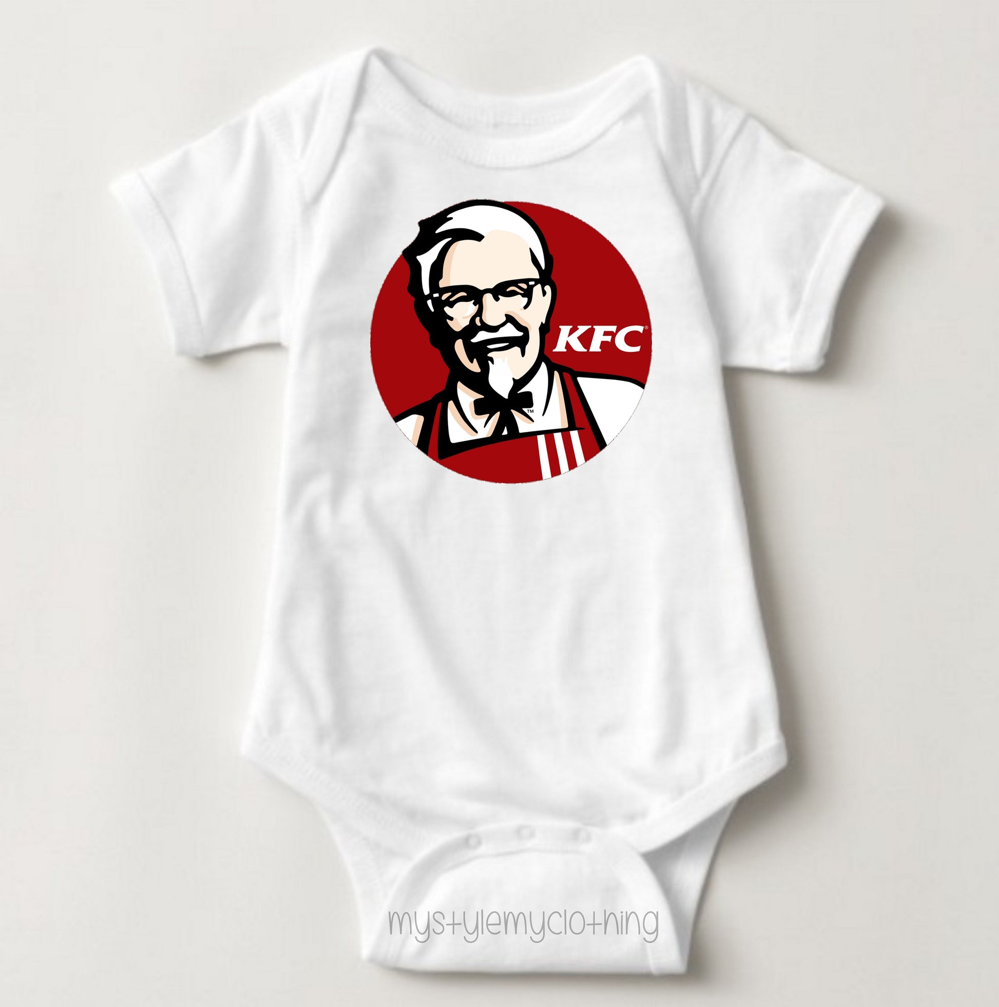 Baby Onesies Logo - KFC - MYSTYLEMYCLOTHING