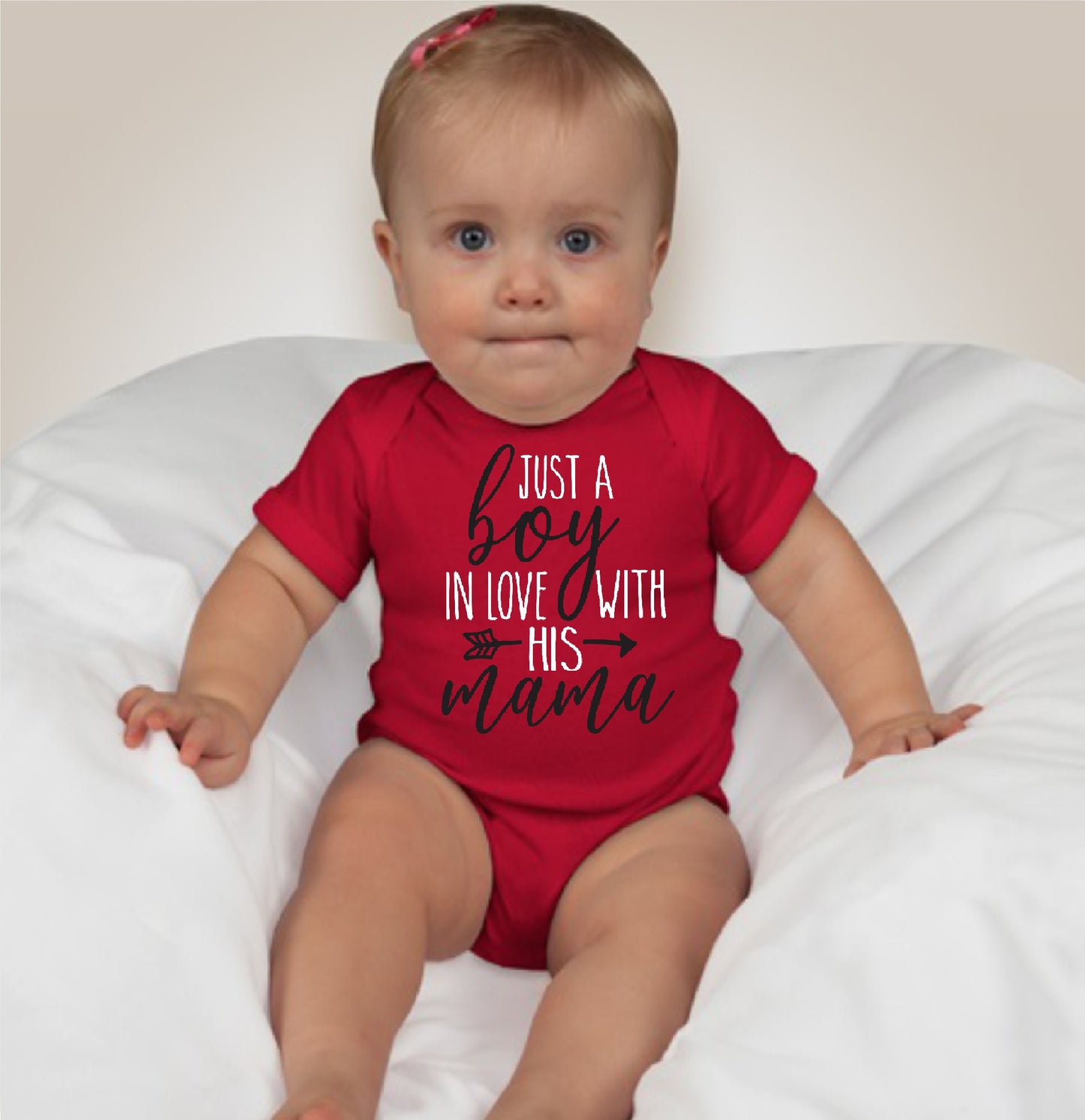 Valentines Onesies - Just a Boy In Love - MYSTYLEMYCLOTHING