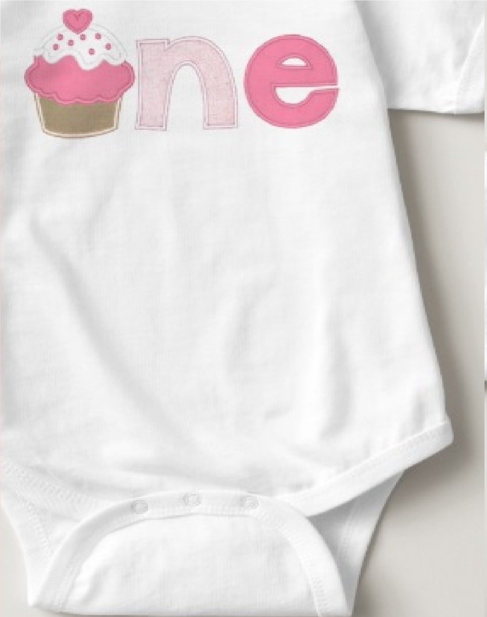 Baby 1st Birthday Onesies - 1 One (Cupcake) - MYSTYLEMYCLOTHING