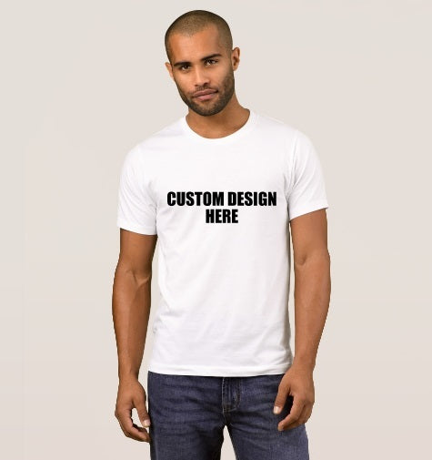 Custom Made Short Sleeve T-Shirt - Mens - MYSTYLEMYCLOTHING