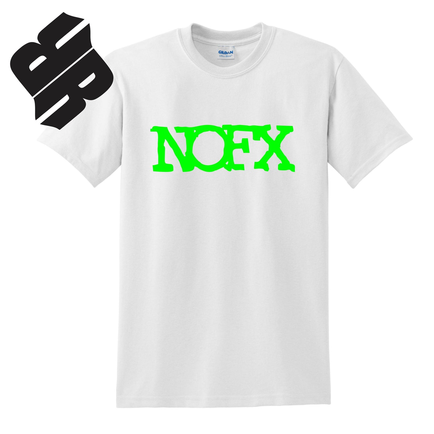 Radical Band  Men's Shirts - NOFX (White) - MYSTYLEMYCLOTHING