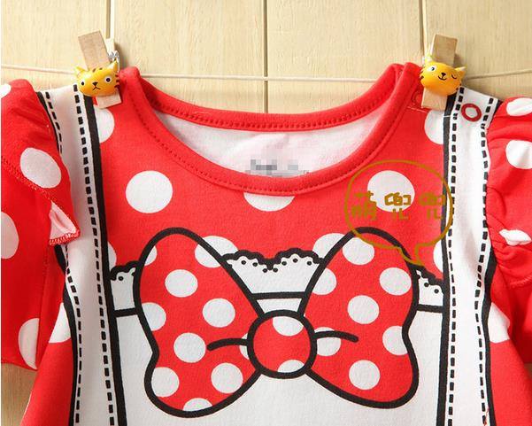 Baby Romper First Movement 100% Cottoon Minnie M Baby Romper - MYSTYLEMYCLOTHING