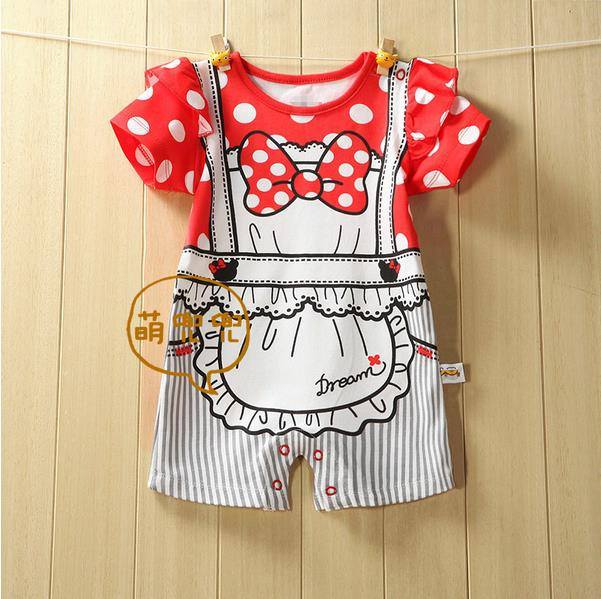 Baby Romper First Movement 100% Cottoon Minnie M Baby Romper - MYSTYLEMYCLOTHING