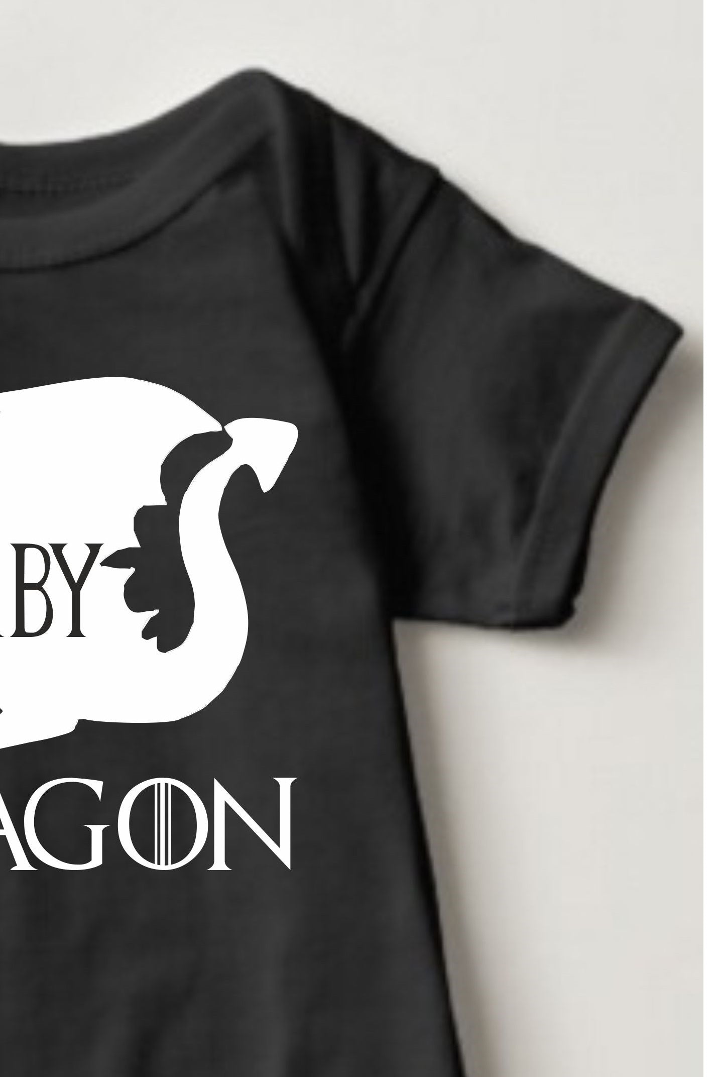 Baby GOT Collection Onesies - Baby Dragon (Black) - MYSTYLEMYCLOTHING