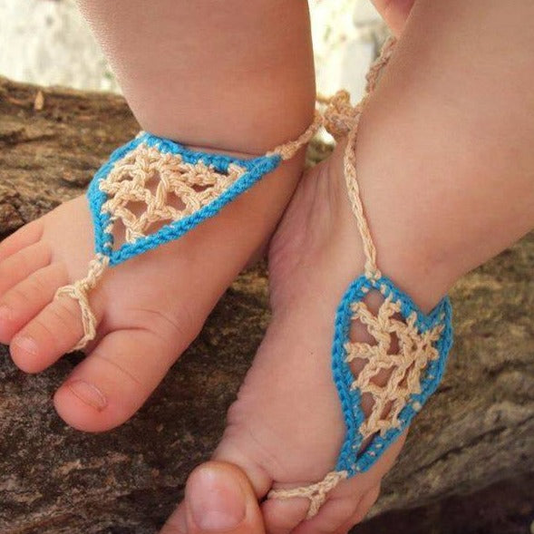 Baby Barefoot Crochet Sandals Free Pattern Free Baby Sandal