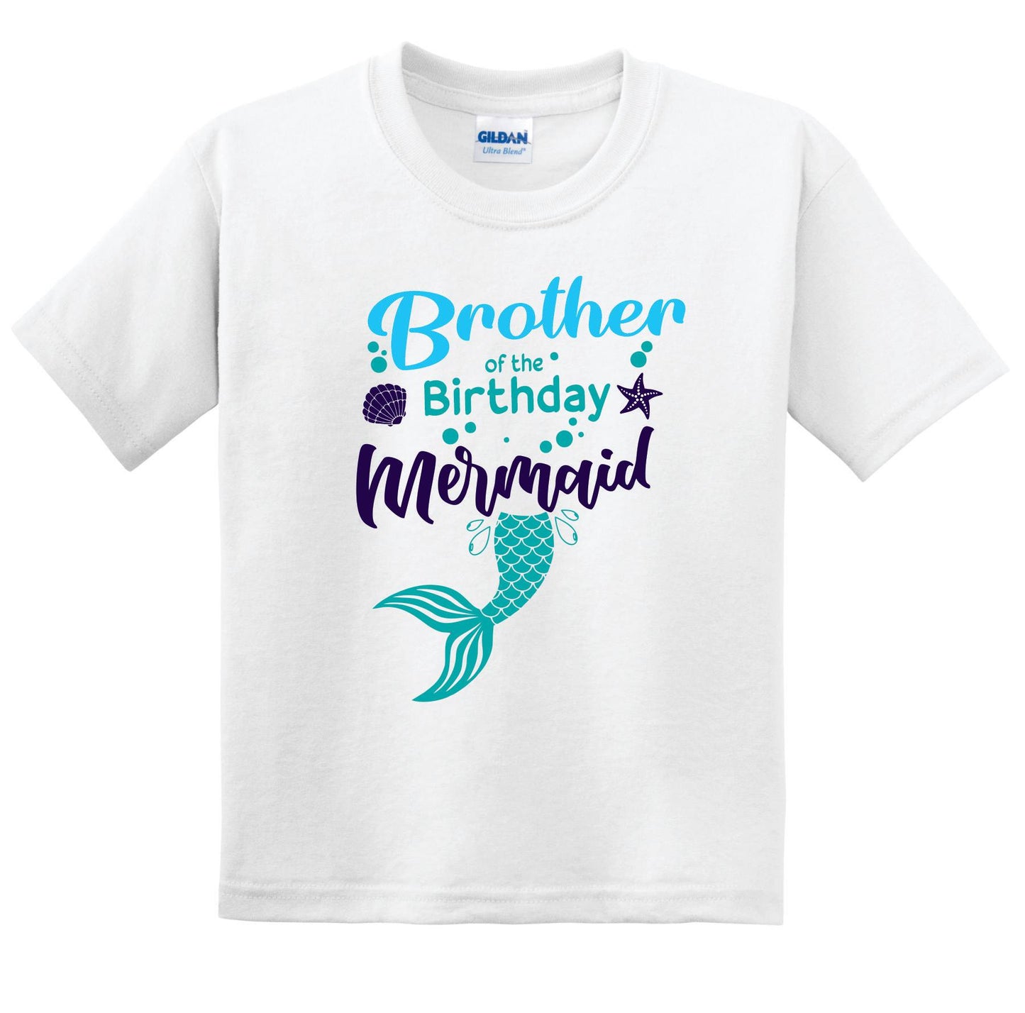 Custom Birthday Family Set Shirt - Little Mermaid III - MYSTYLEMYCLOTHING