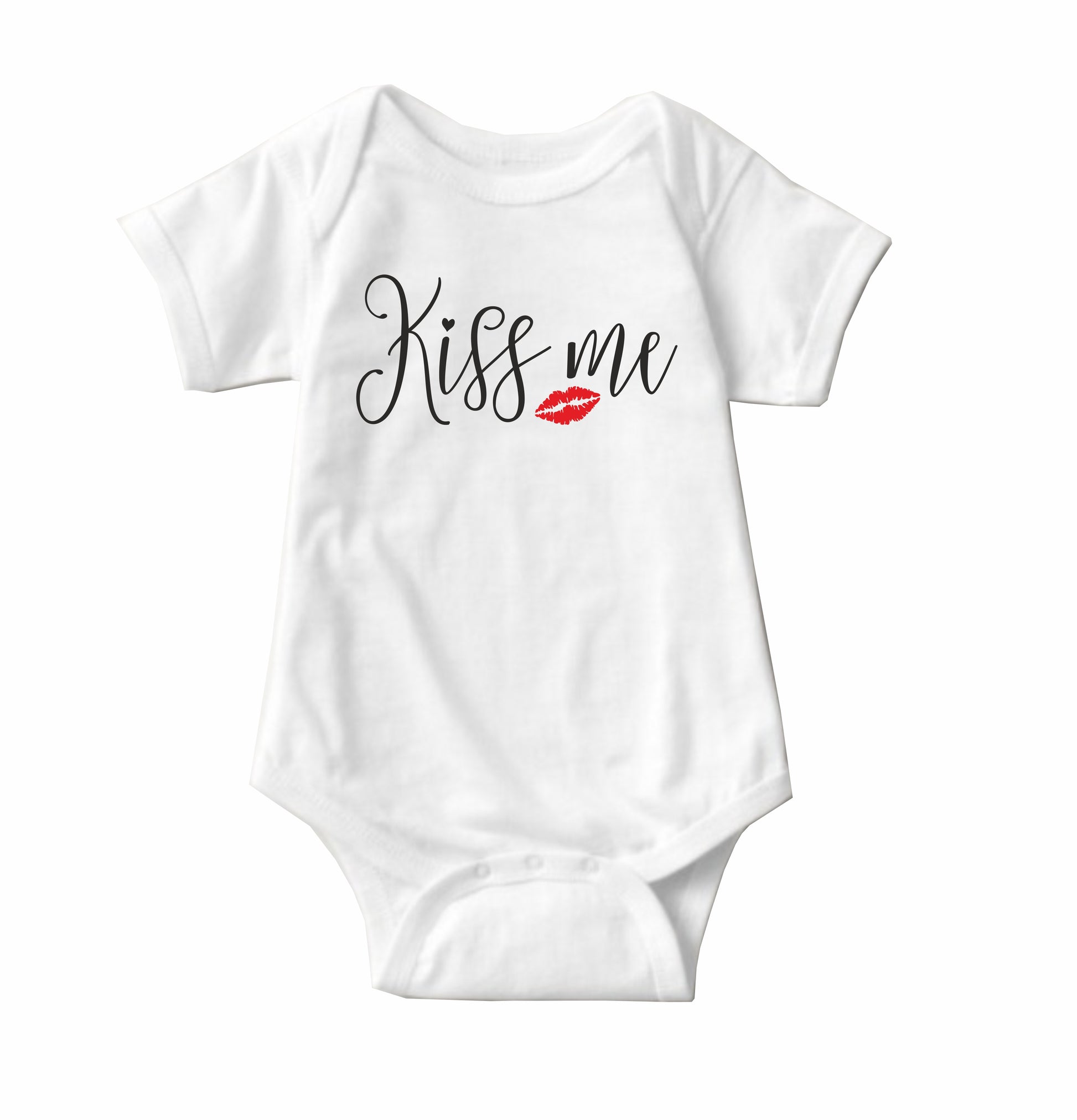 Baby Statement Onesies - Kiss Me - MYSTYLEMYCLOTHING