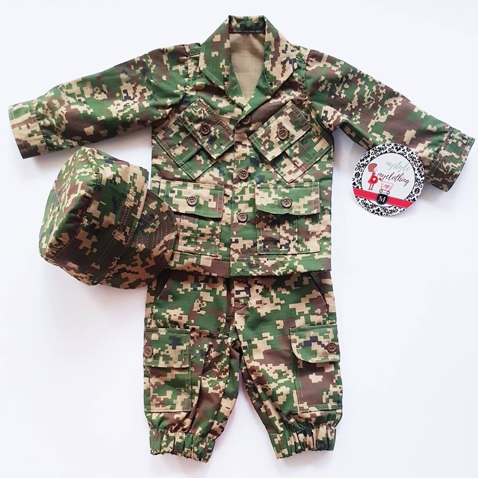MTO Army Soldier Complete Baby Costume CLOY - MYSTYLEMYCLOTHING