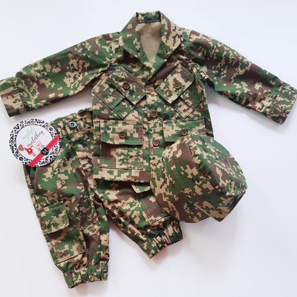 MTO Army Soldier Complete Baby Costume CLOY - MYSTYLEMYCLOTHING