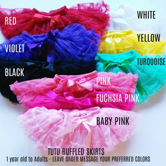 Kids Tutu Ruffled Skirts - MYSTYLEMYCLOTHING