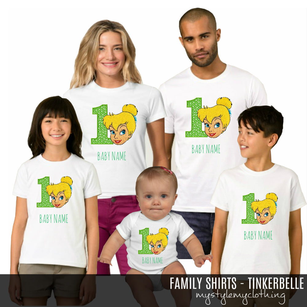 Family Set Shirt - Tinkerbelle - MYSTYLEMYCLOTHING