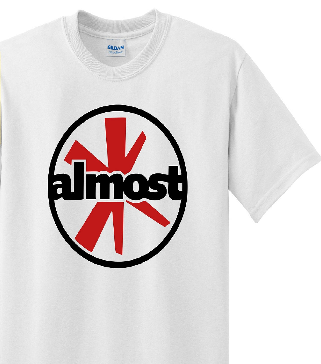 Skate Men's Shirt - Almost (White) - MYSTYLEMYCLOTHING