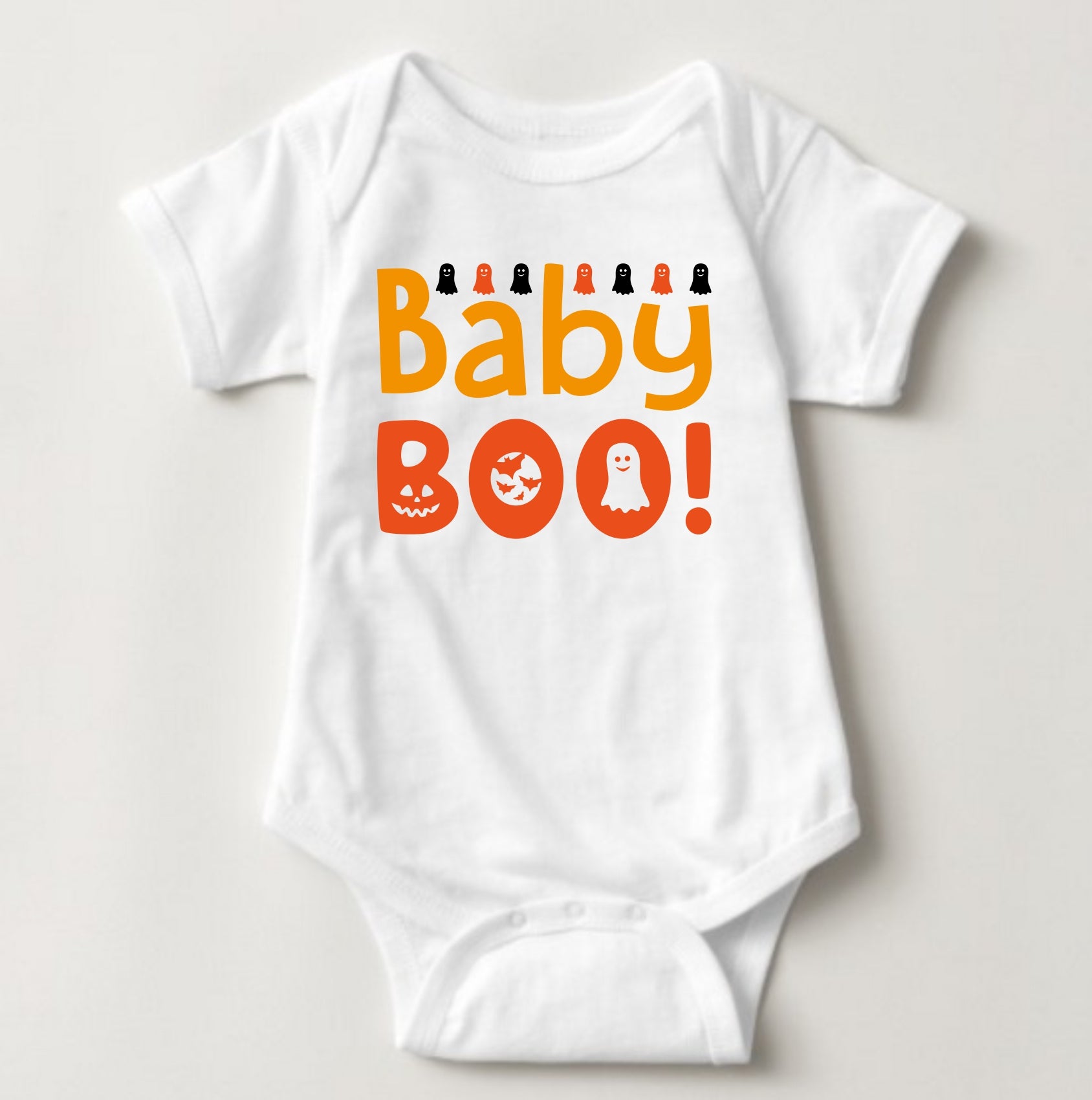 Baby Halloween  Onesies - Baby Boo! - MYSTYLEMYCLOTHING
