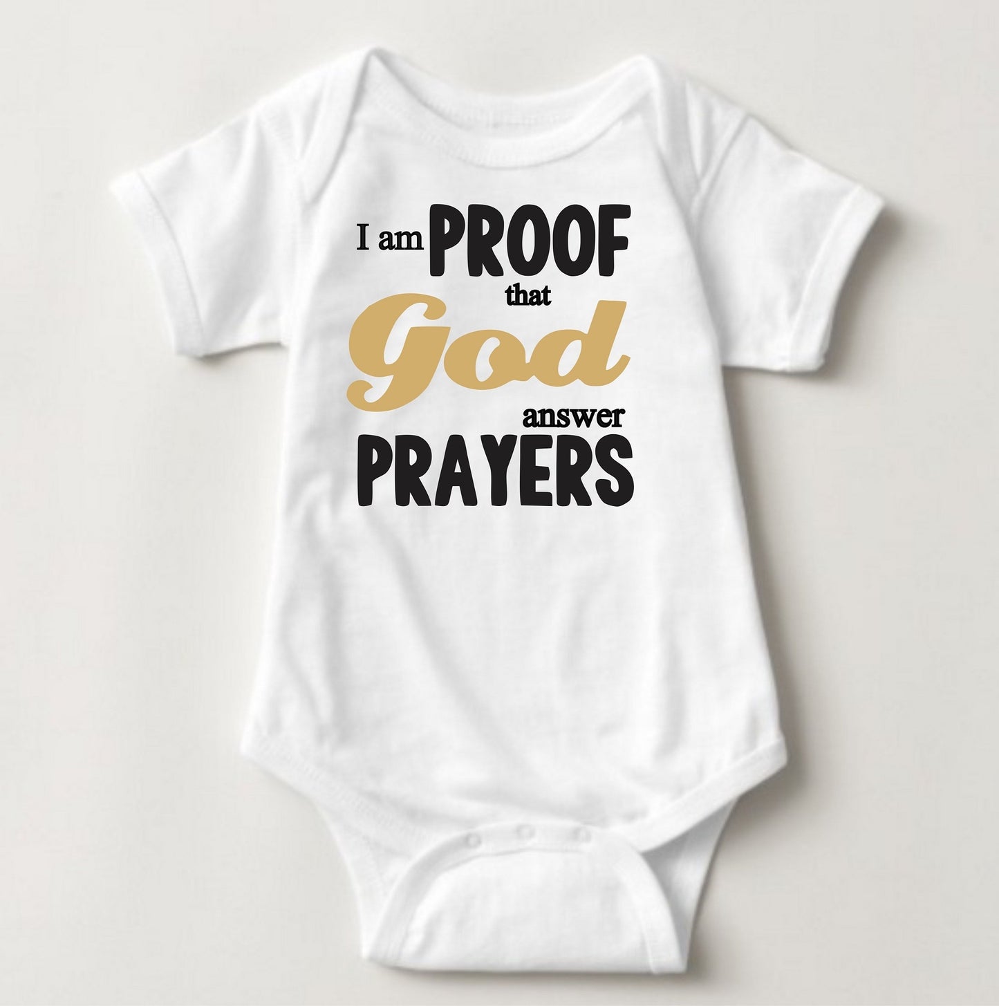 Baby Statement Onesies - I am Proof - MYSTYLEMYCLOTHING