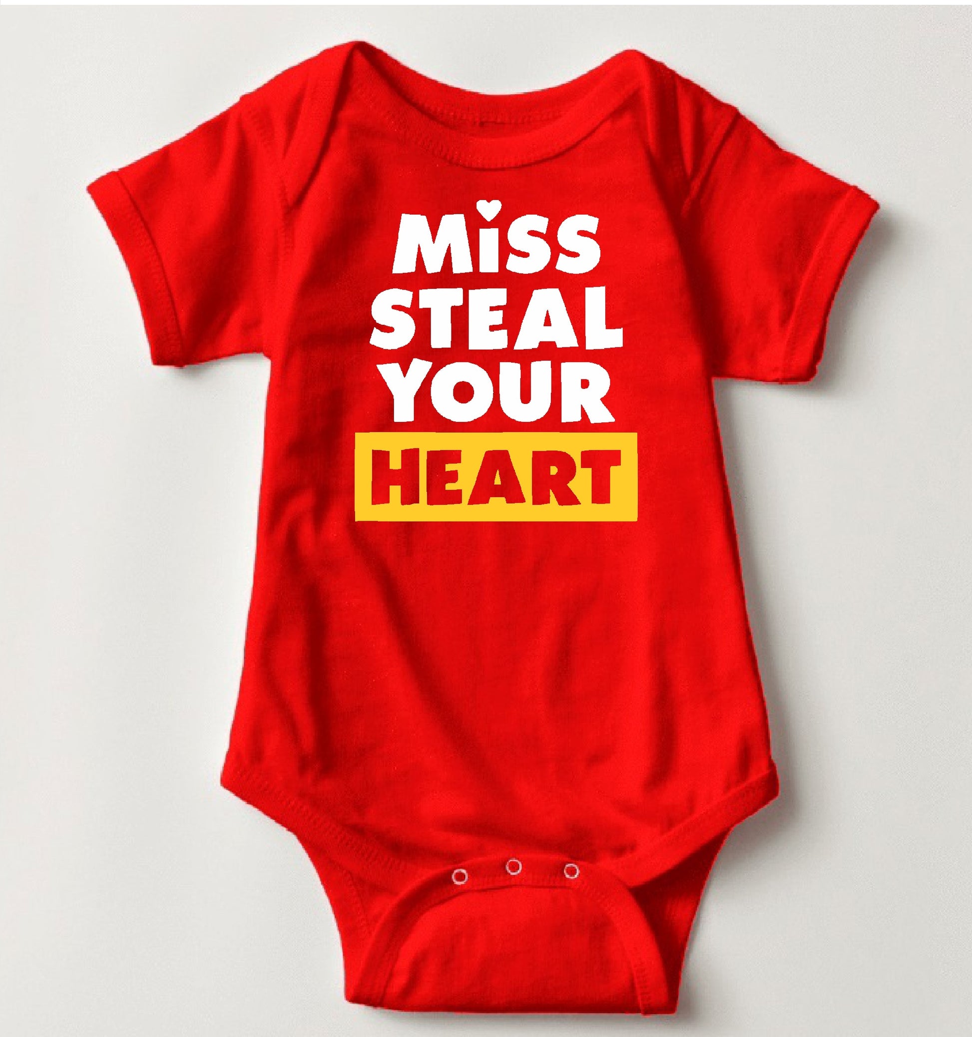 Valentines Onesies -  Miss Steal your Heart - MYSTYLEMYCLOTHING