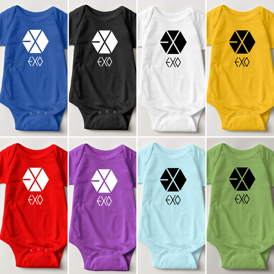 Baby Statement Onesies  - KPOP E-X-O