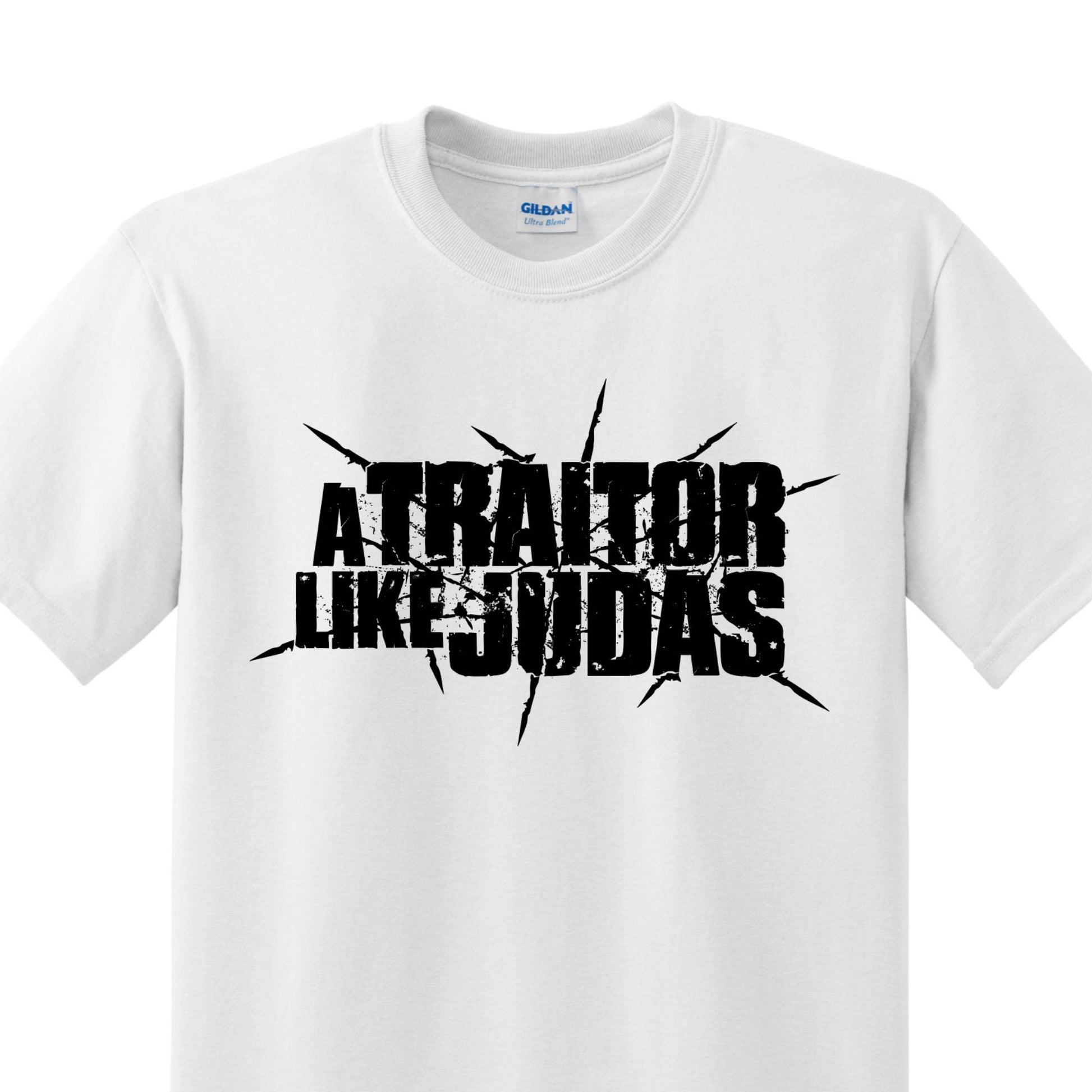 Radical Band  Men's Shirts - A Traitor Like Judas (White) - MYSTYLEMYCLOTHING
