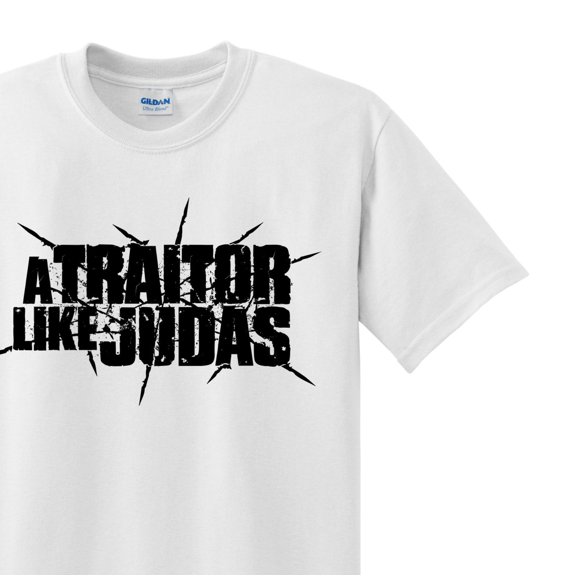 Radical Band  Men's Shirts - A Traitor Like Judas (White) - MYSTYLEMYCLOTHING